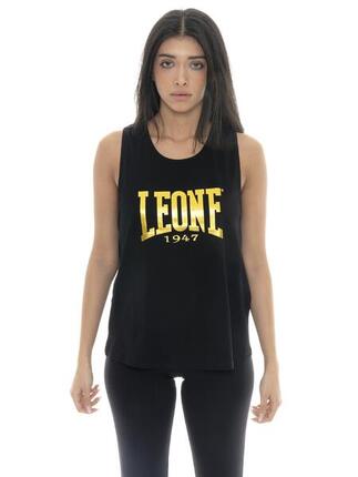 Leone Gold Damen-Tanktop aus Stretch-Baumwolle