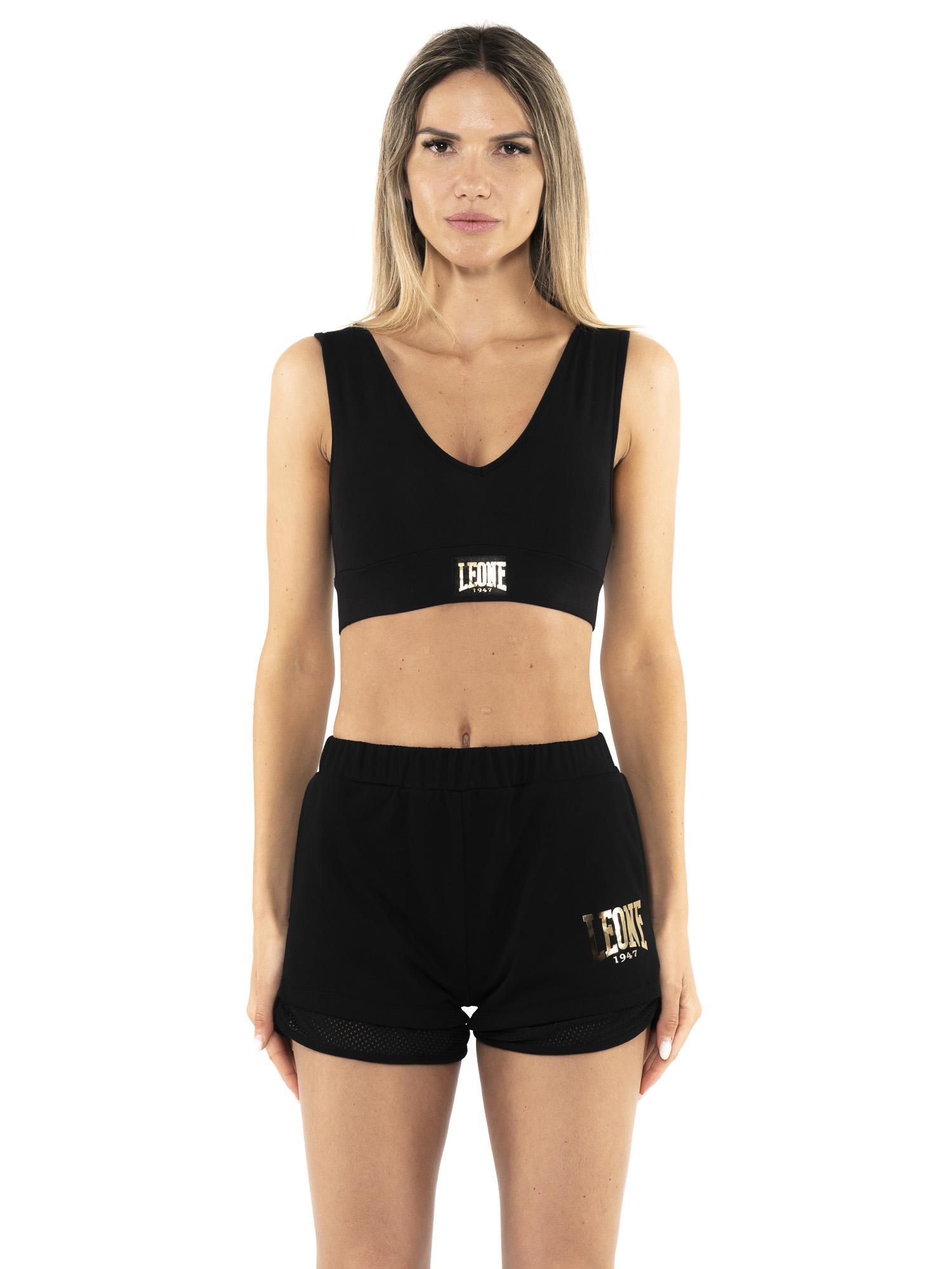 LEONE 1947 APPAREL Damenoberteil mit Leone Gold-Logo