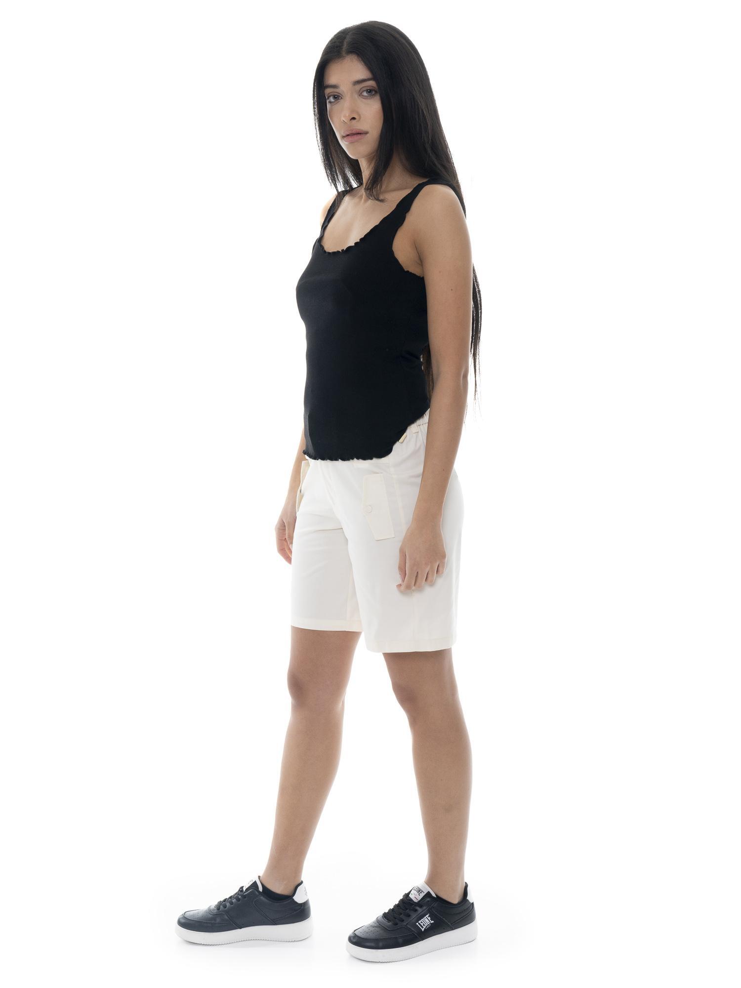 Camiseta de tirantes mujer Leone Chic Gold canalé elástico 7/7