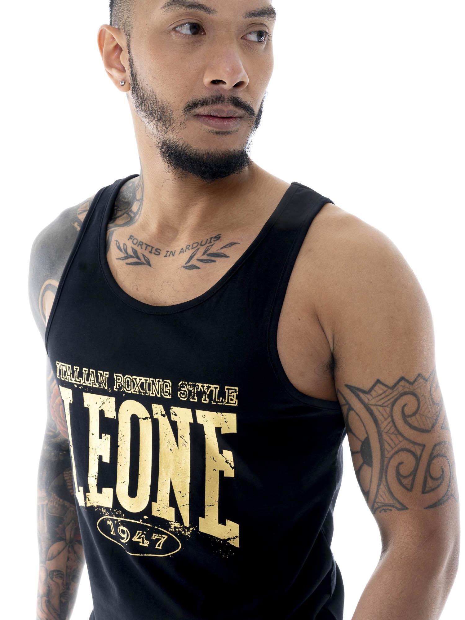 Canotta da uomo in cotone elasticizzato Leone Boxing Legend 3/5