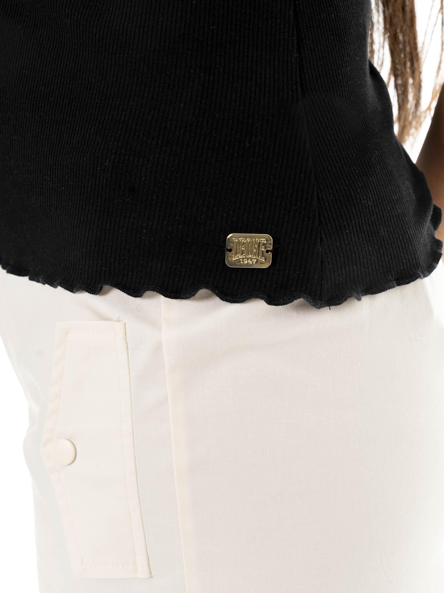 Canotta da donna in costina elasticizzata Leone Chic Gold 3/7