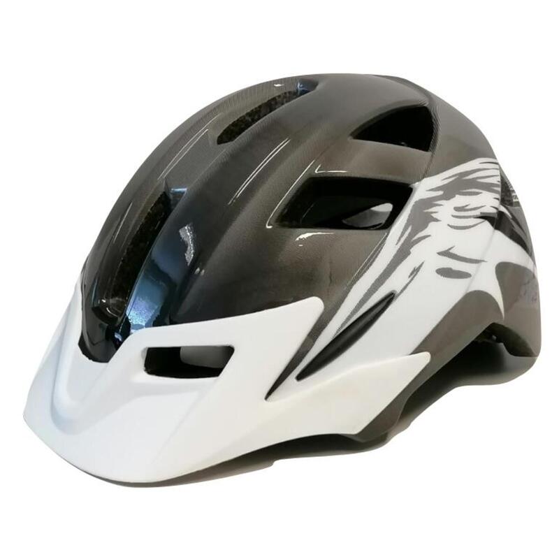 Mirage casque de vélo polyvalent 58-65ø noir/gris/blanc