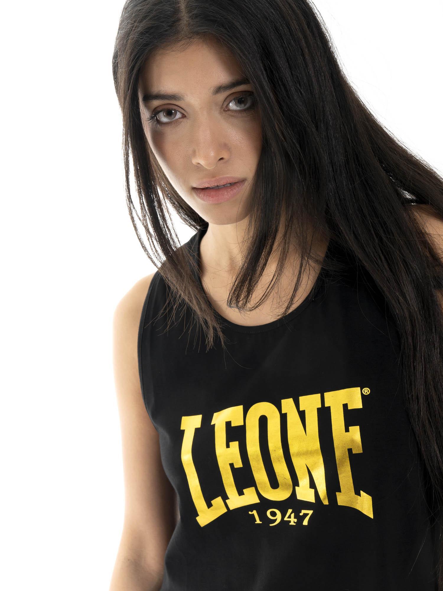 Leone Gold tanktop van stretchkatoen voor dames 5/5