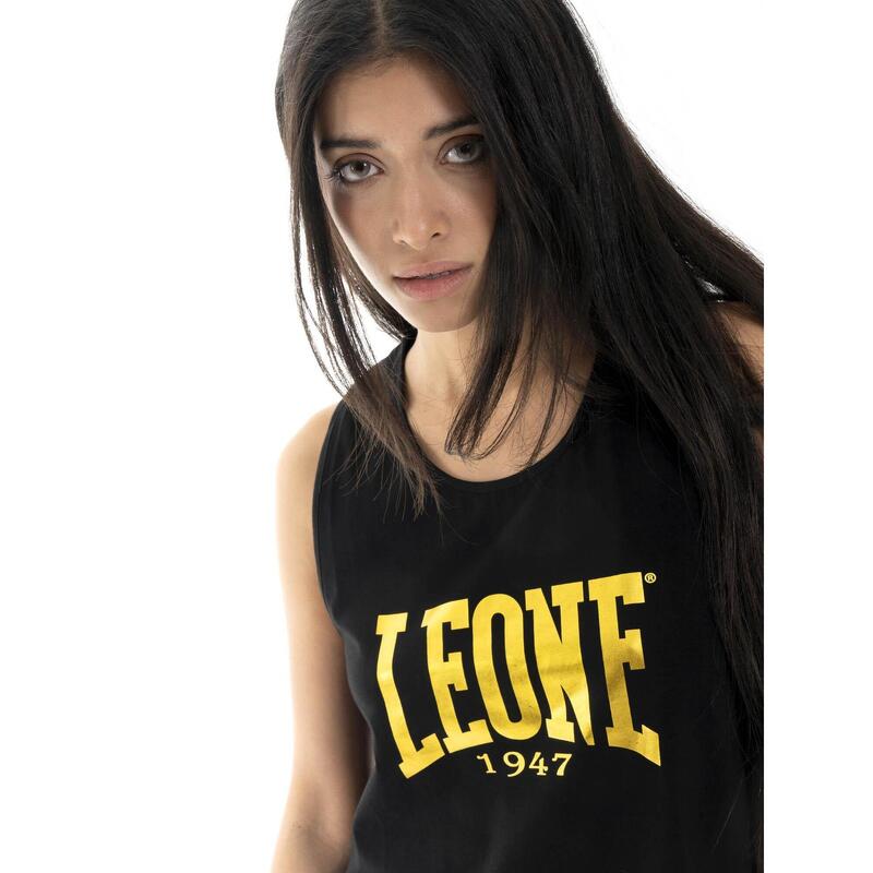 Maiou Leone Gold din bumbac elastic pentru femei