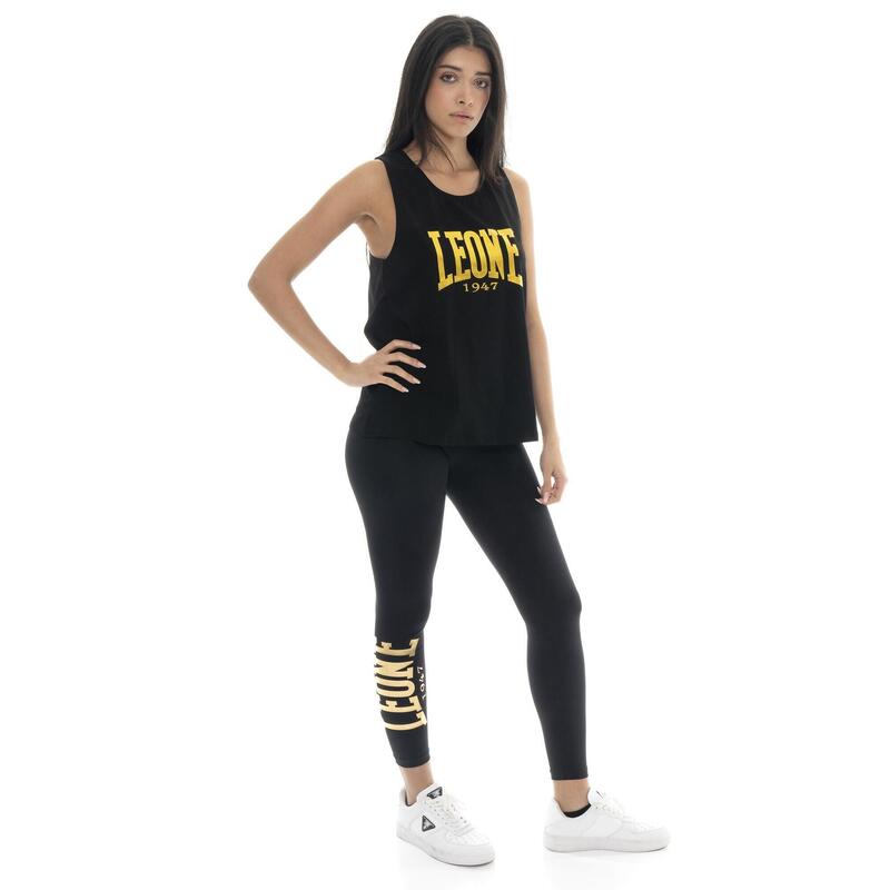 Maiou Leone Gold din bumbac elastic pentru femei