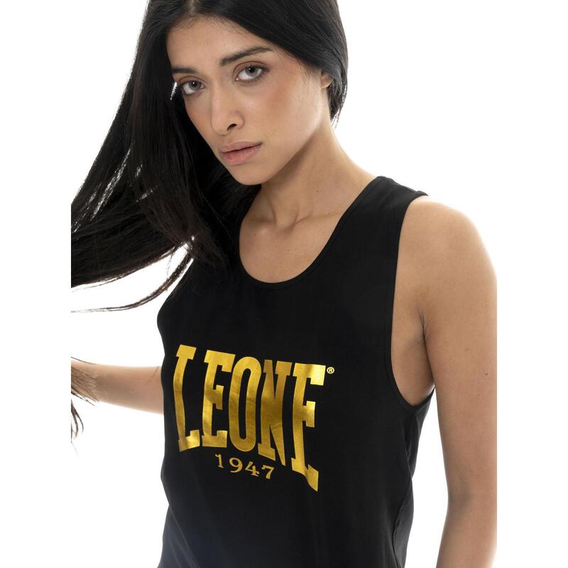 Maiou Leone Gold din bumbac elastic pentru femei