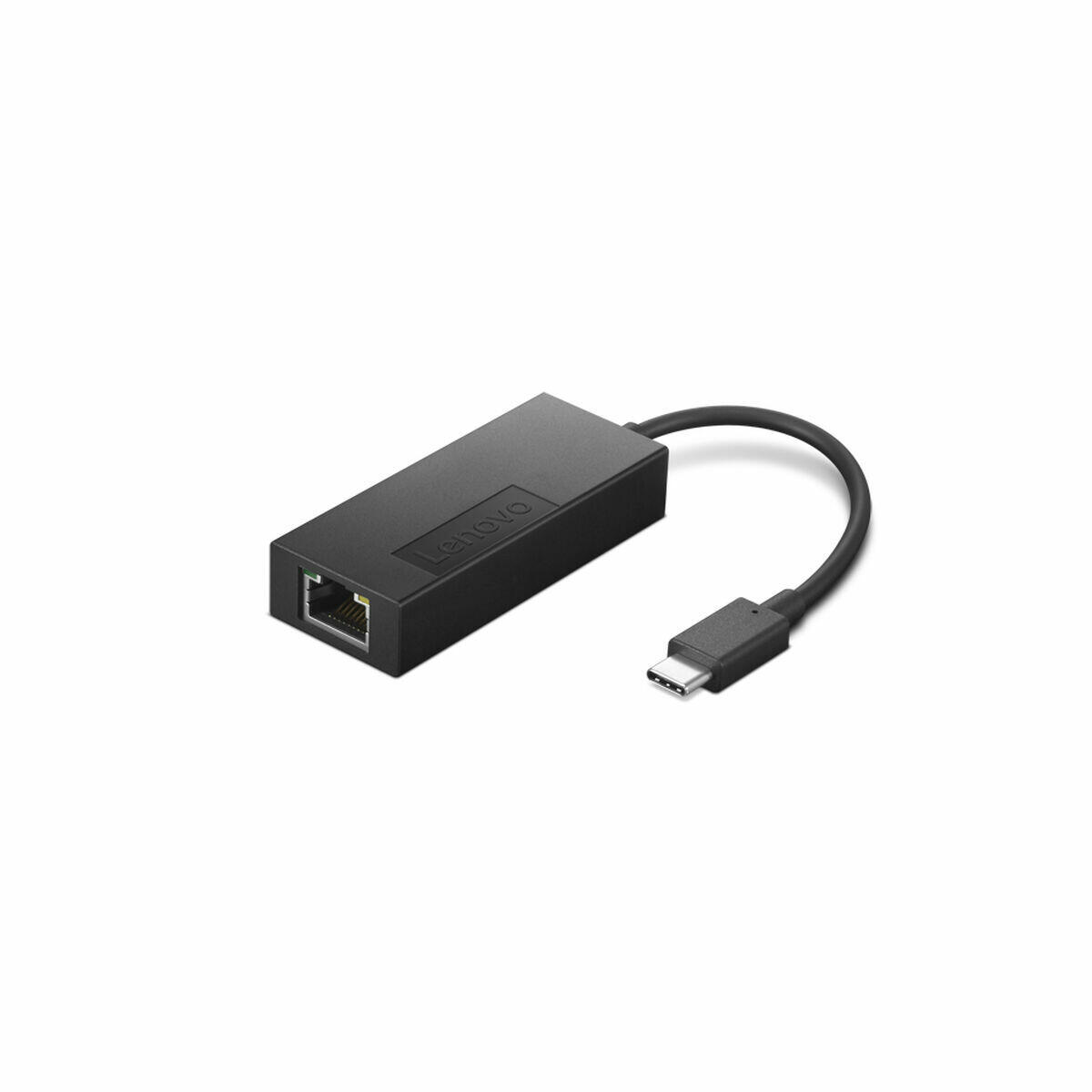Adaptador usb-c para ethernet lenovo 4x91h17795 preto
