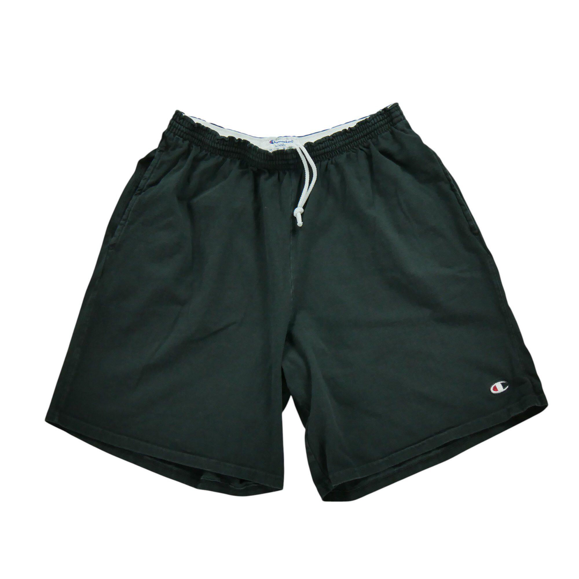 CHAMPION Segunda Vida - Pantalones cortos negros para hombres - Muy Bueno