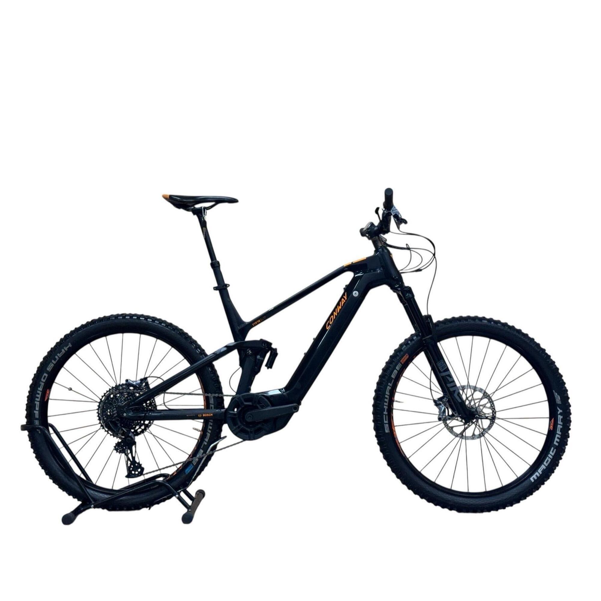 Conway - Reconditionné - Vtt Électrique Conway Xyron S 427 Nx - Comme Neuf - Vélo Tout Terrain - Noir|orange - 48 Xl - Decathlon