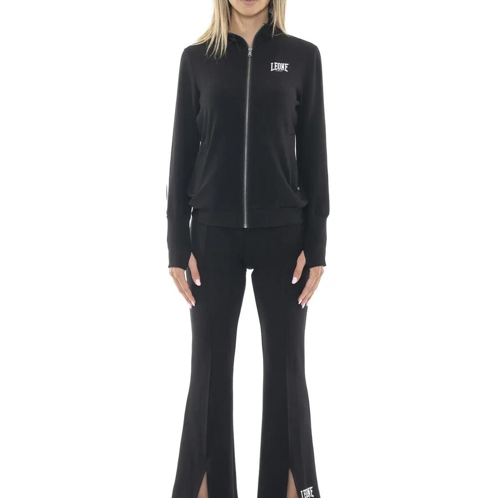 Leone Black'n White Women's Non-Grinded Modal Tracksuit
