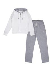 Survêtement fille Leone Shiny en coton non brossé