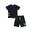 Ensemble enfant composé d'un t-shirt et d'un short en coton Leone Boxing