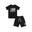 Ensemble enfant composé d'un t-shirt et d'un short en coton Leone Original