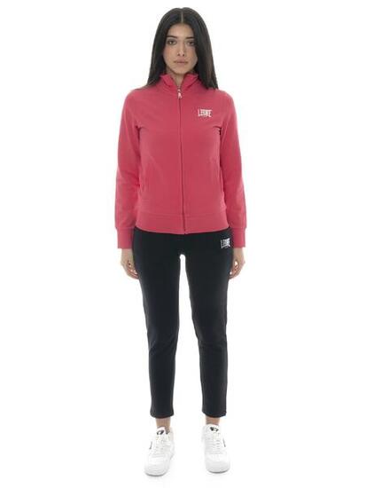 Survêtement femme en coton non polaire avec col et zip Leone Summer Bright