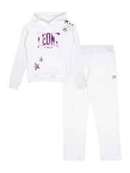 Survêtement fille Leone Rainbow en coton non brossé