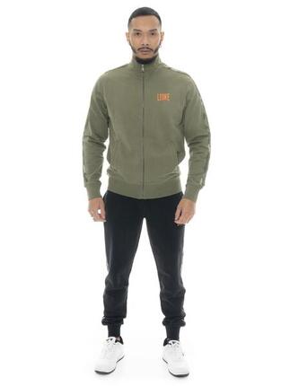 Survêtement homme Leone Military 1947 en coton non brossé avec col et zip