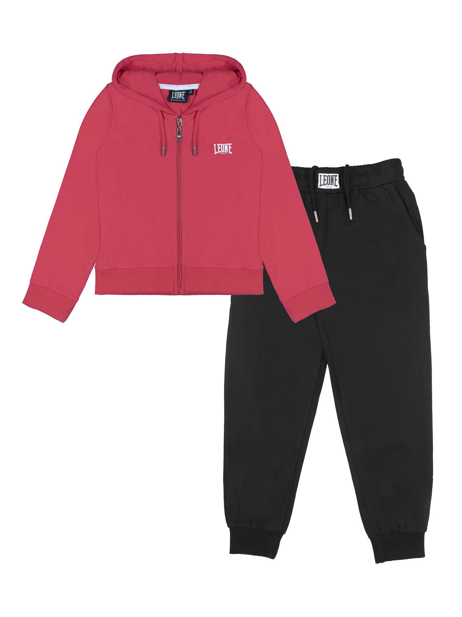 LEONE 1947 APPAREL Tuta da bambina in cotone non garzato Leone Sporty
