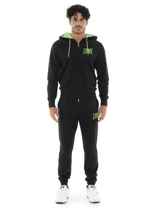 Survêtement à capuche Leone Boxing Legend pour homme en coton non gratté