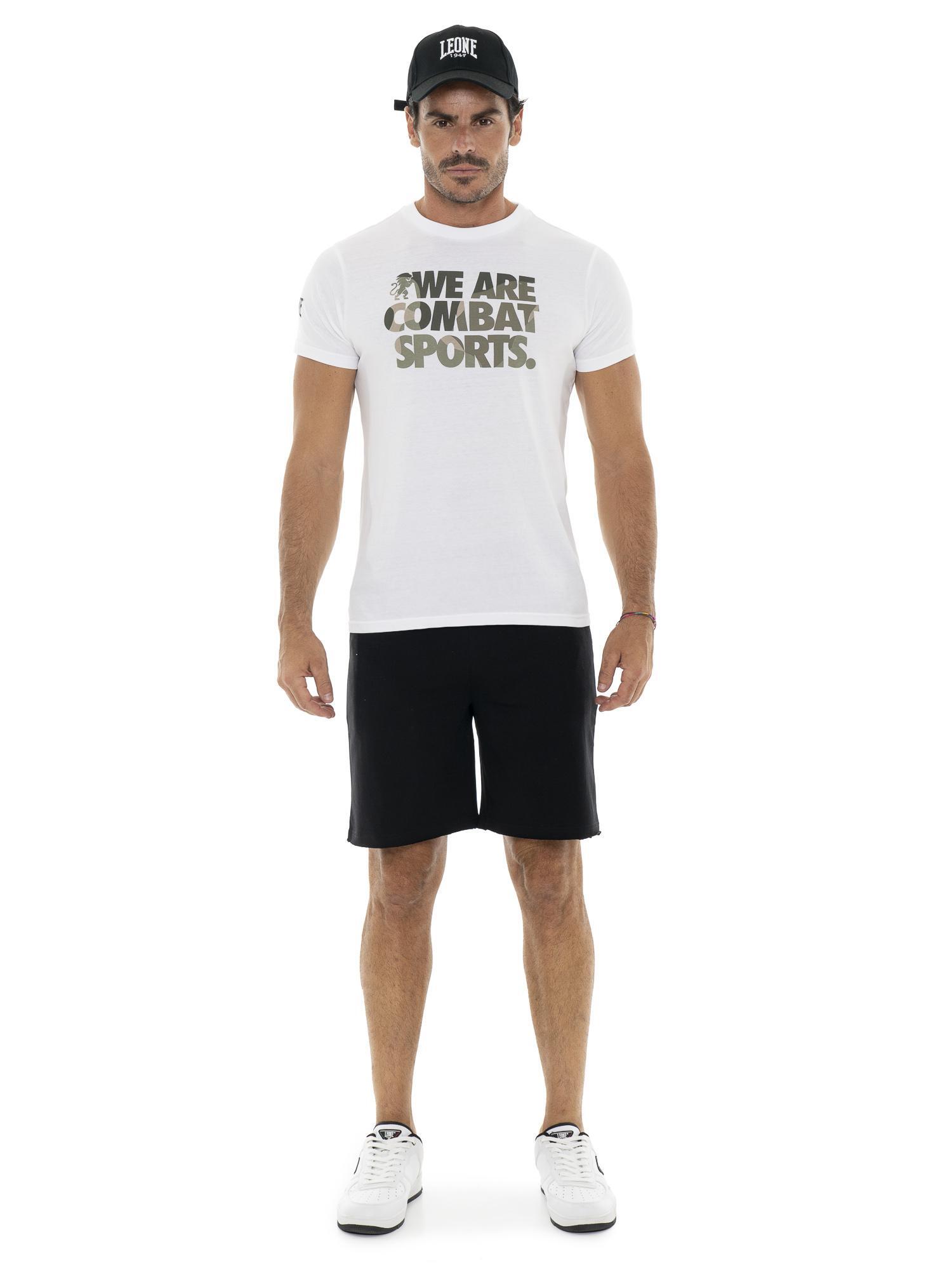 LEONE 1947 APPAREL Set completo da uomo con t-shirt e pantaloncino mimetico Leone Military 1947