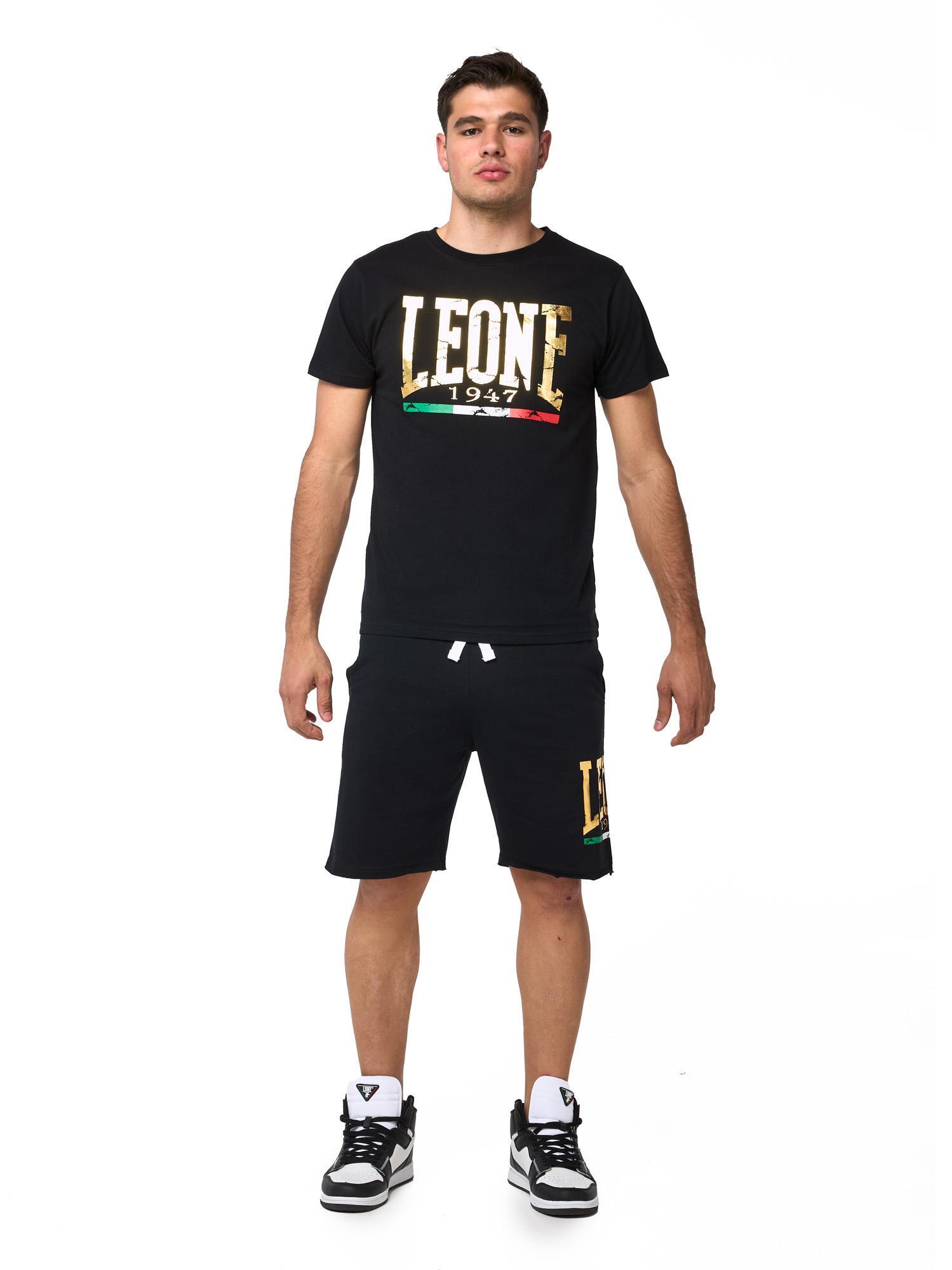 LEONE 1947 APPAREL Completo set da uomo composto da t-shirt e pantaloncini vintage Leone Basic