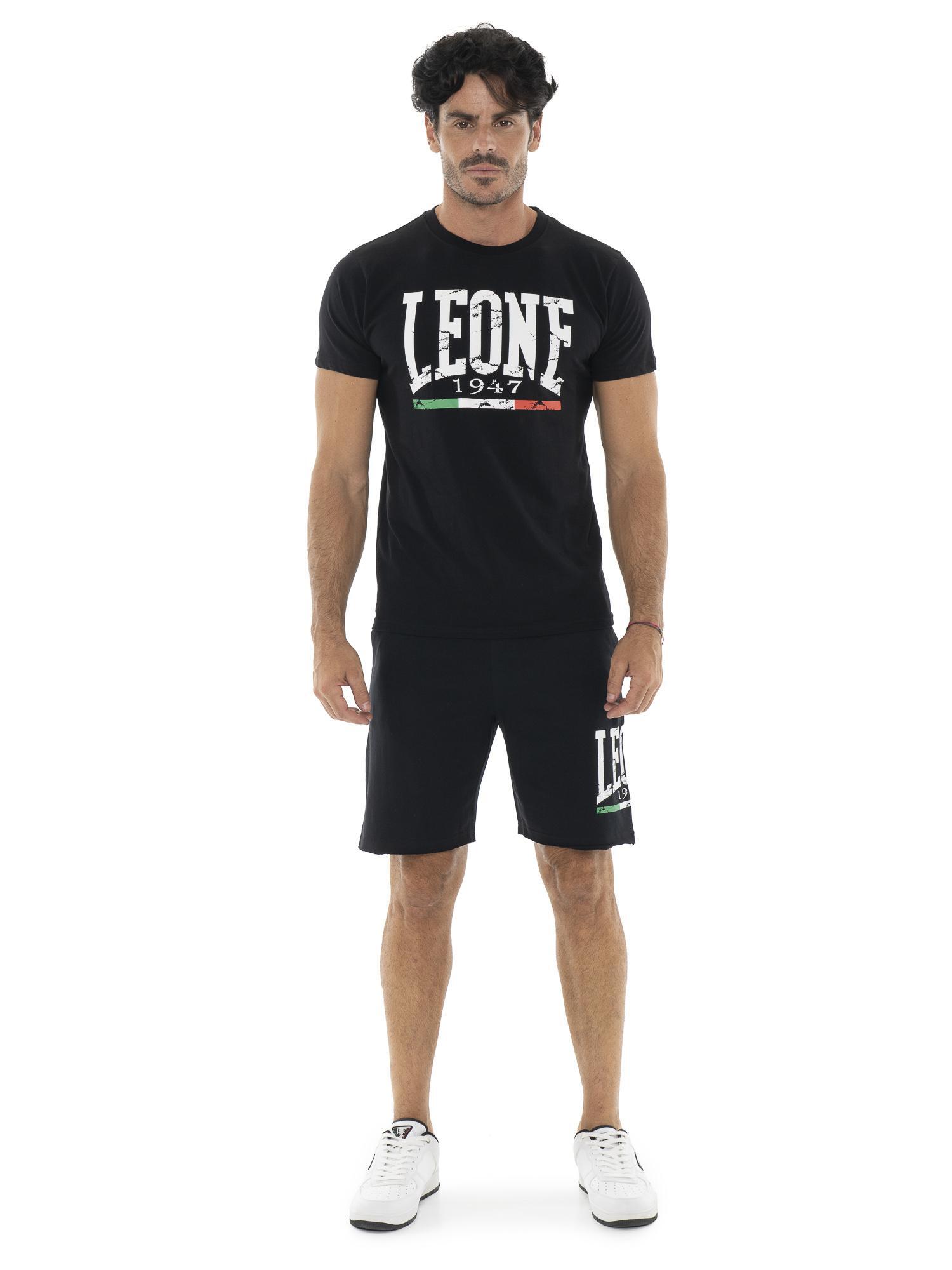 LEONE 1947 APPAREL Completo set da uomo composto da t-shirt e pantaloncini vintage Leone Basic