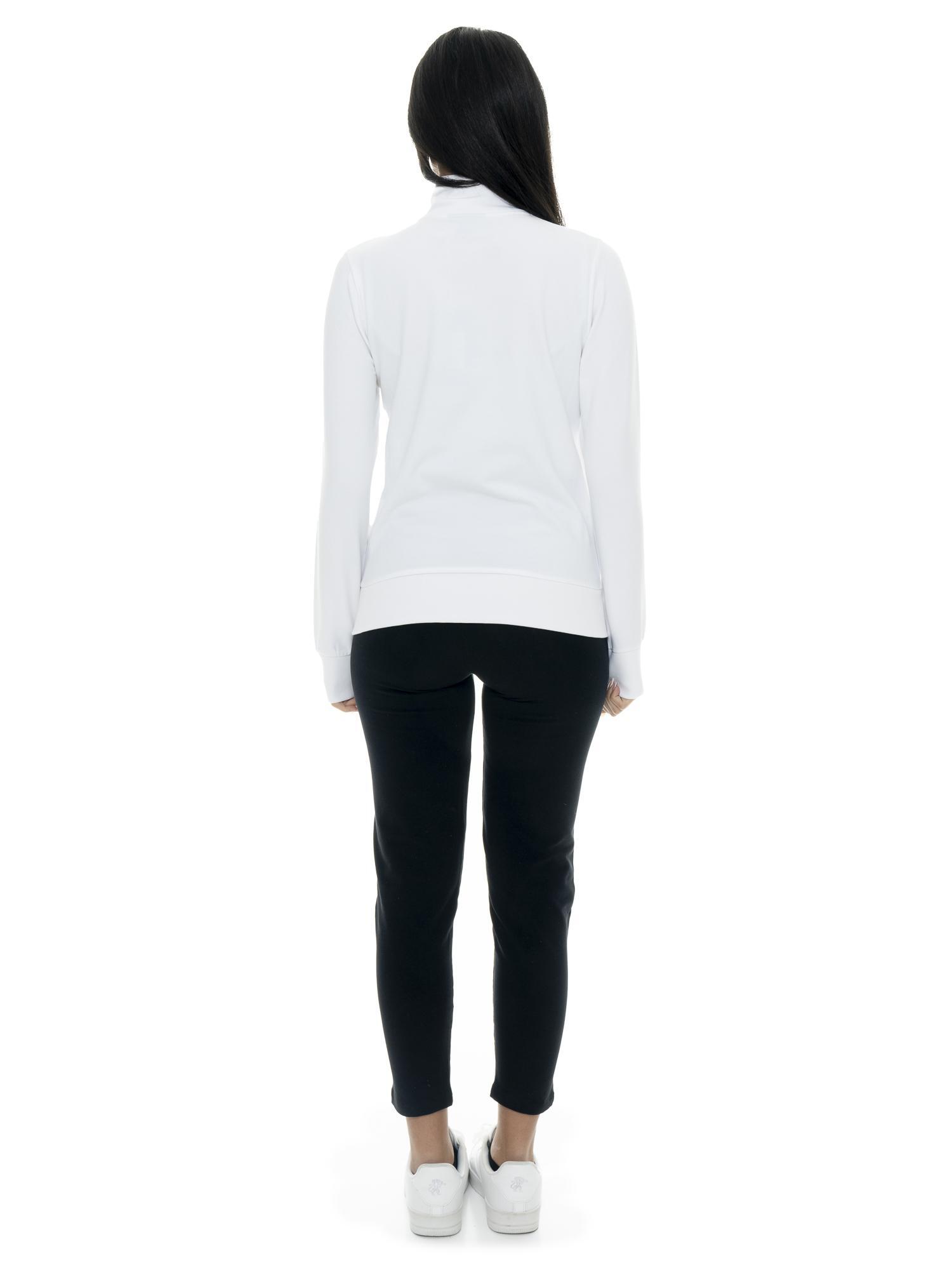 Chándal de algodón con cuello y cremallera para mujer Leone Summer Bright 5/7