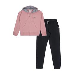 Survêtement fille Leone Shiny en coton non brossé