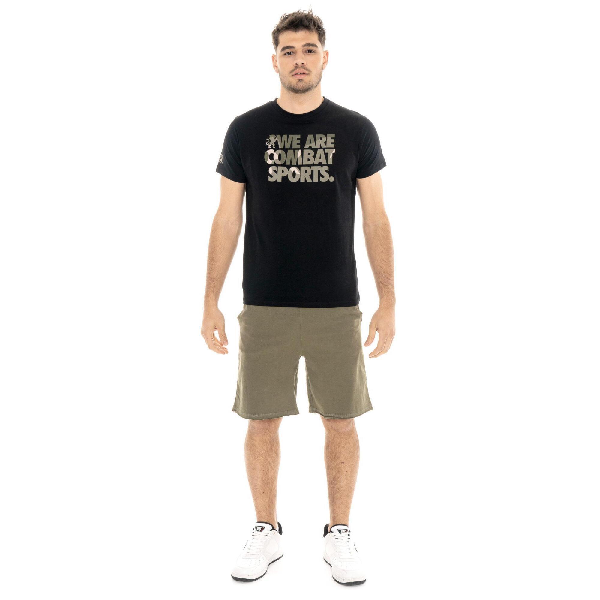 Leone 1947 Apparel - Ensemble Complet Homme Avec T-shirt Et Short Camouflage Leone Military 1947 - Survêtement - Noir|vert - S - Decathlon