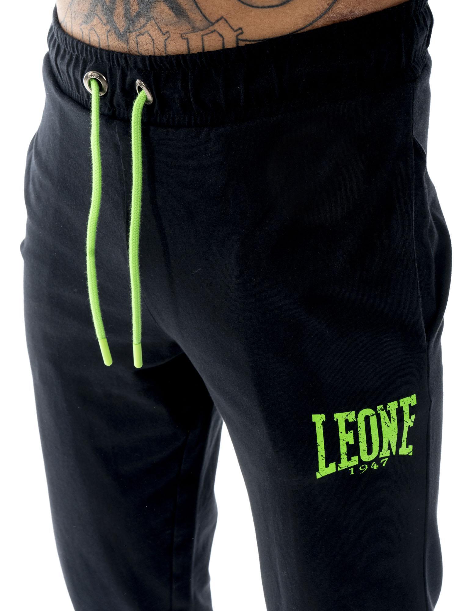 Tuta da uomo in cotone non garzato con colletto e zip Leone HJ 3/5