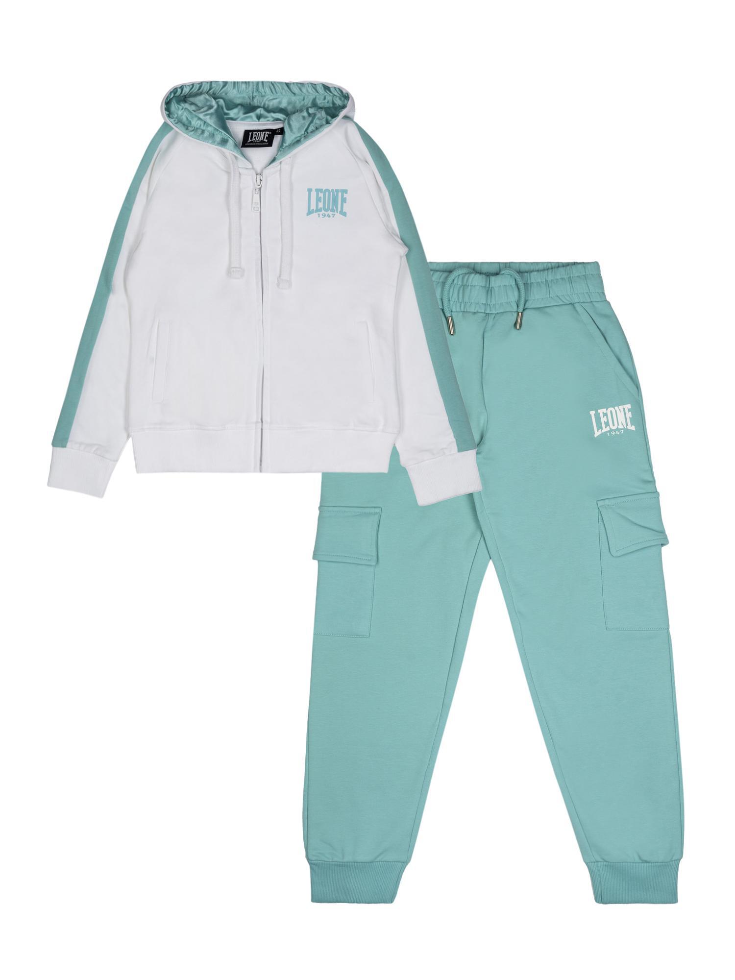 LEONE 1947 APPAREL Tuta da bambina in cotone non garzato Leone Summer