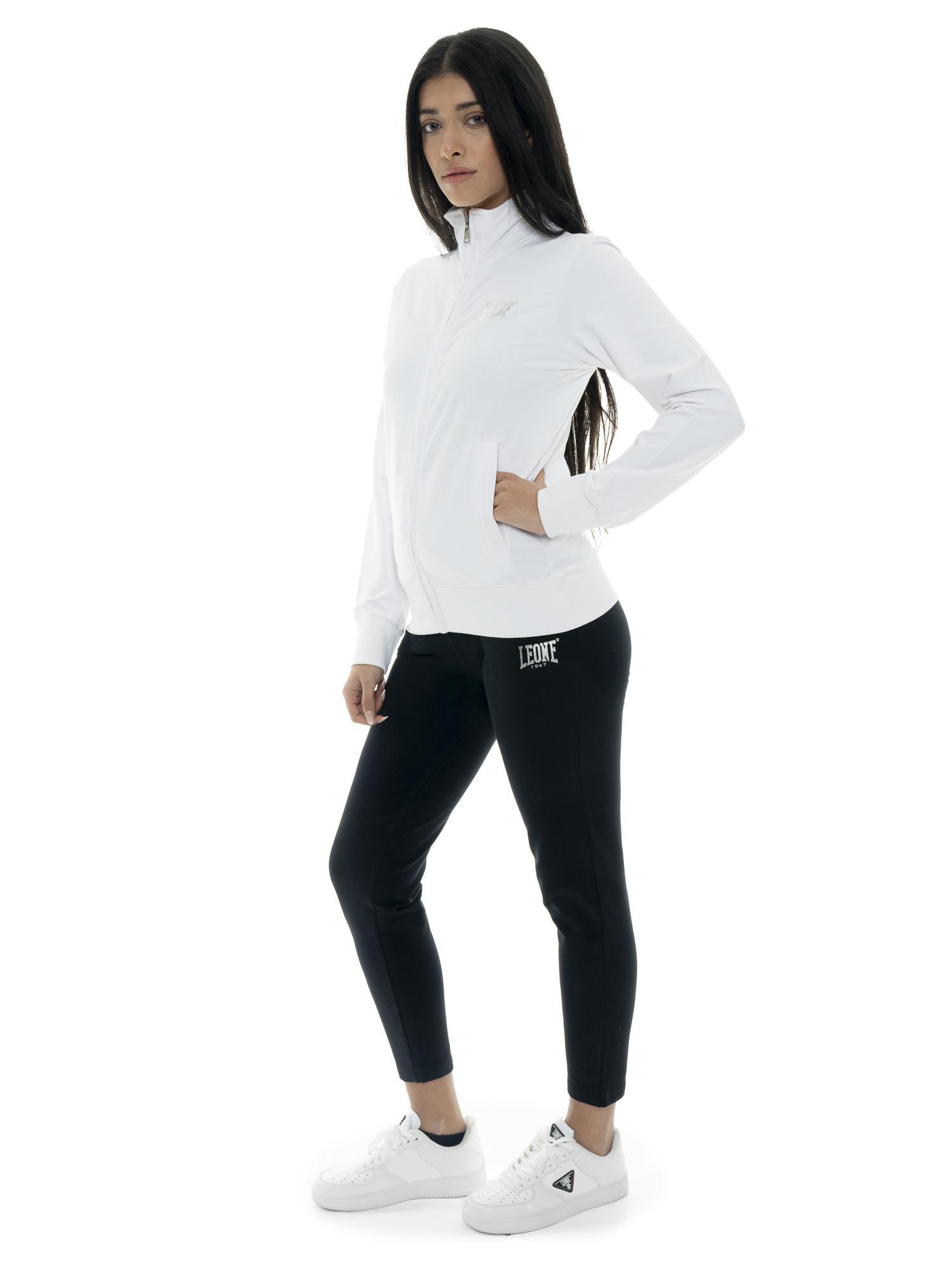 Chándal de algodón con cuello y cremallera para mujer Leone Summer Bright 3/7