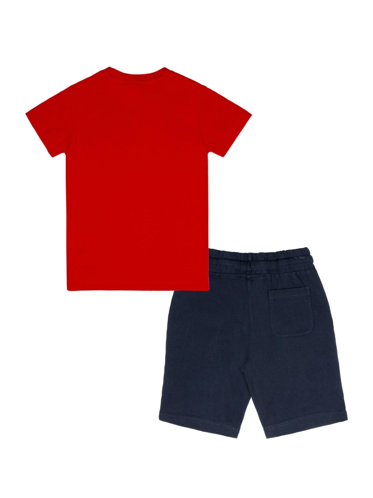 Conjunto infantil com camiseta e shorts de algodão Leone Original 2/7