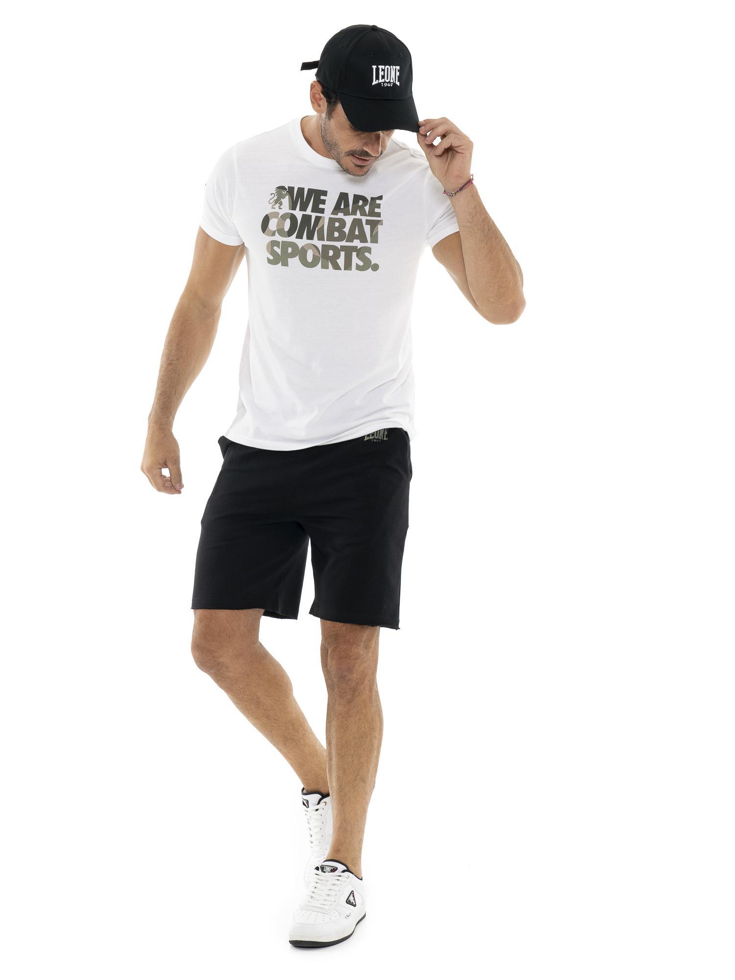 Set completo da uomo con t-shirt e pantaloncino mimetico Leone Military 1947 5/5