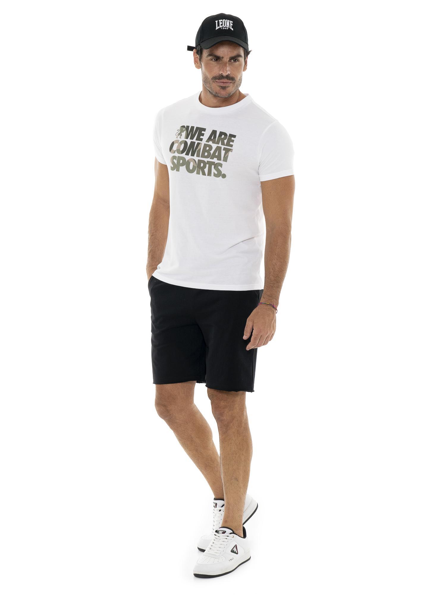 Set completo da uomo con t-shirt e pantaloncino mimetico Leone Military 1947 2/5