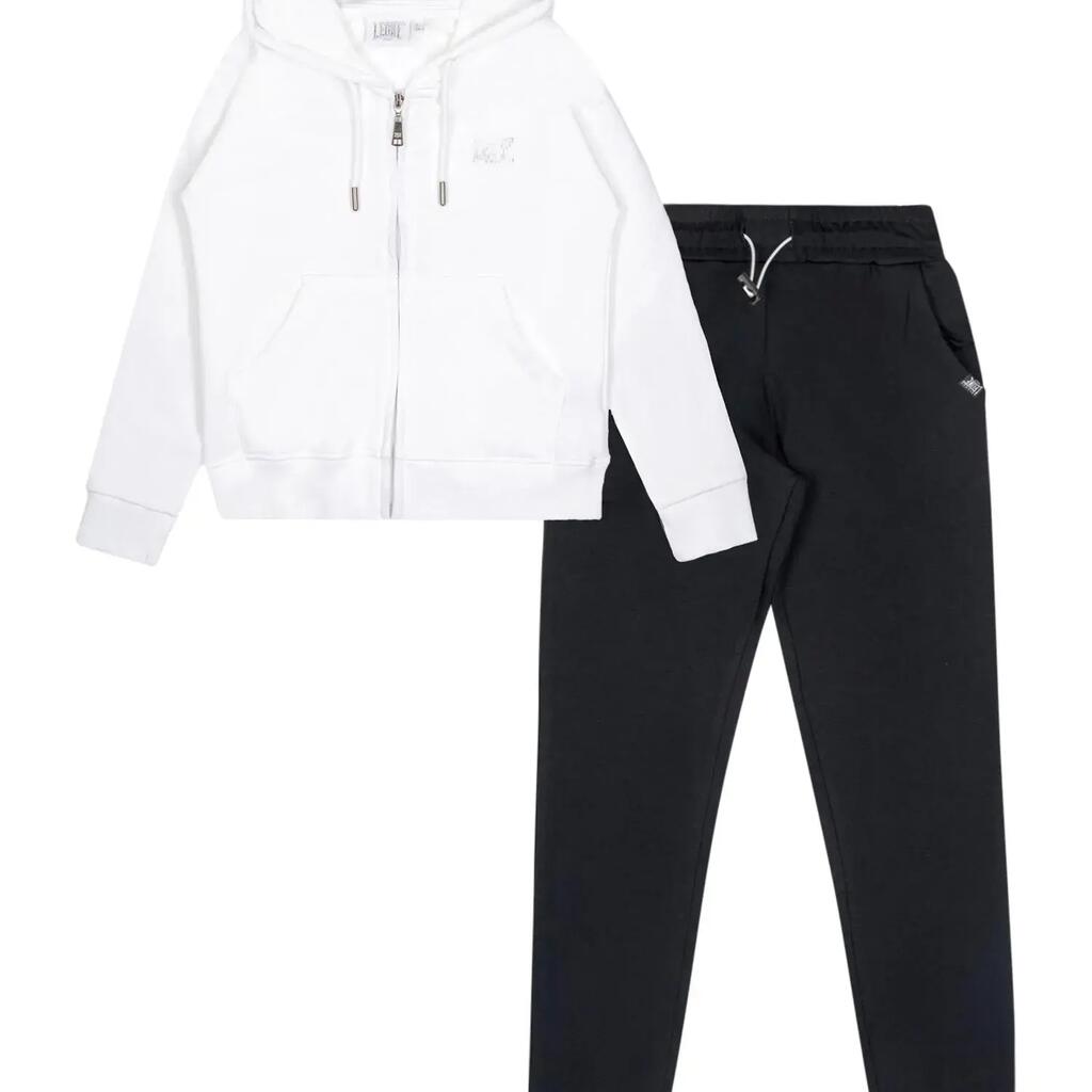 WHITE / BLACK