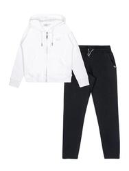 Survêtement fille Leone Shiny en coton non brossé