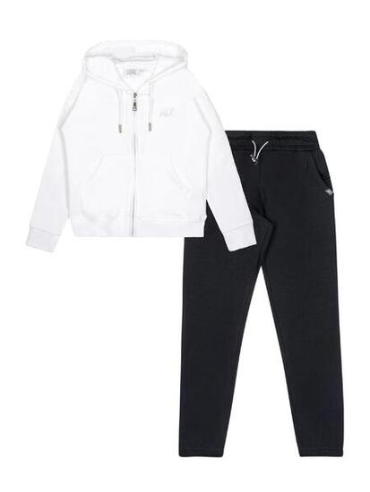 Survêtement fille Leone Shiny en coton non brossé