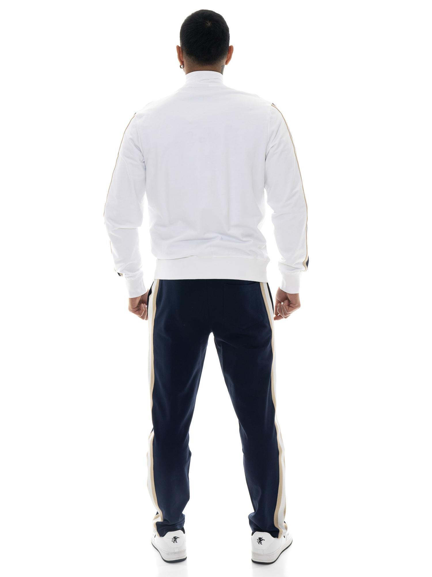 Tuta da uomo con colletto e zip in cotone non garzato Leone Easy 4/5