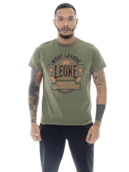 T-shirt homme manches courtes en coton Leone Military 1947