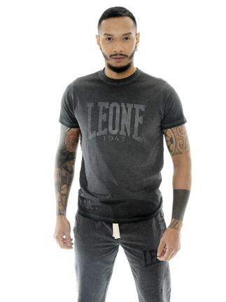 T-shirt homme Leone Old Wash en coton lavé