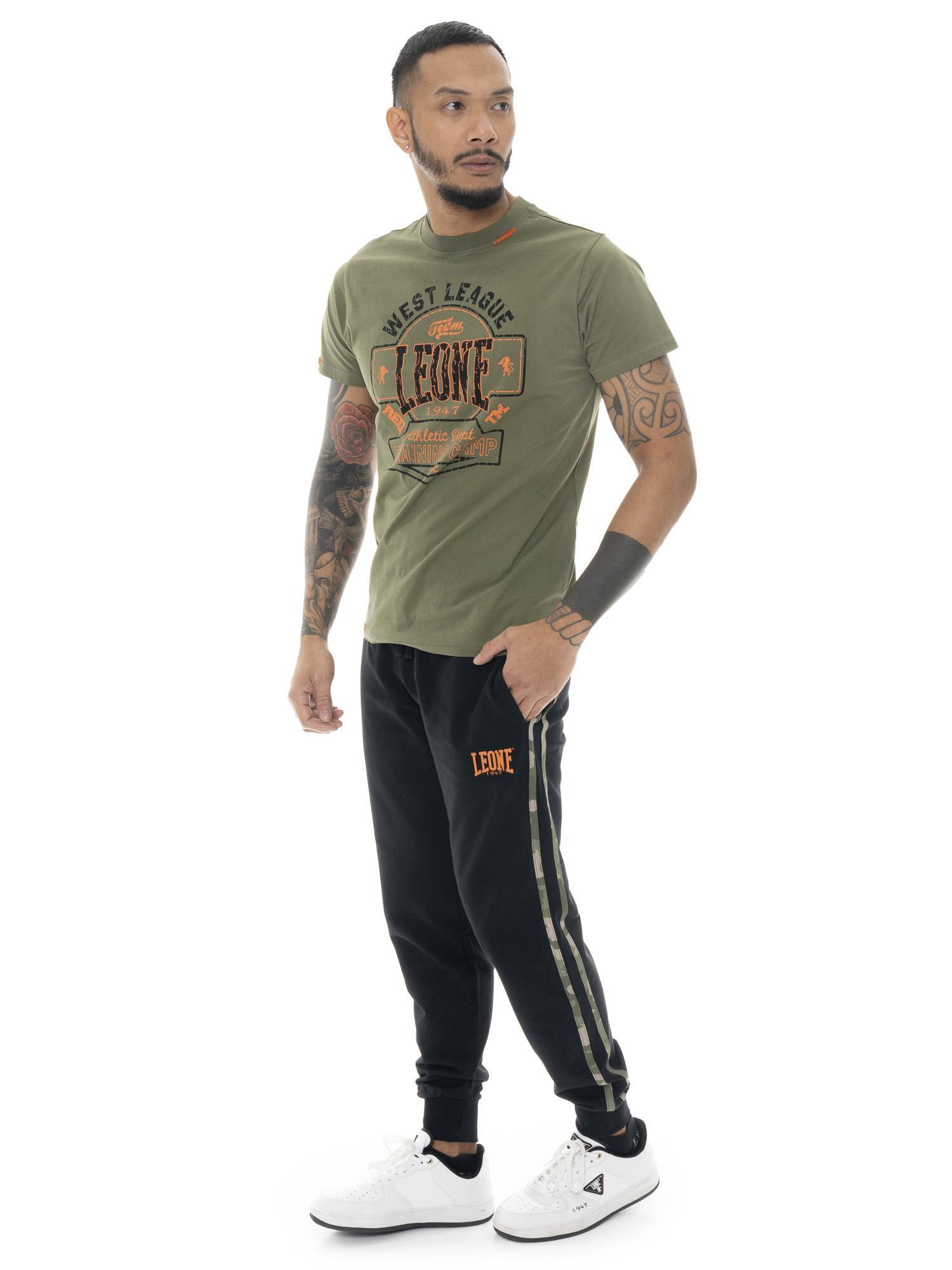 T-shirt homme manches courtes en coton Leone Military 1947 2/5
