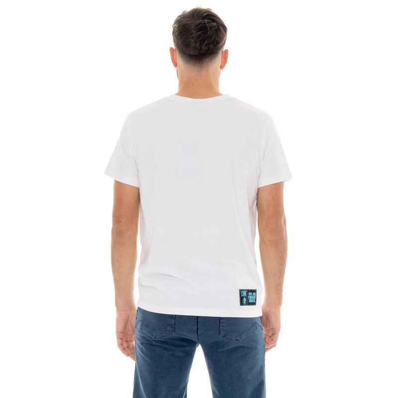 Tricou Leone Summer Vibes din bumbac elastic pentru bărbați
