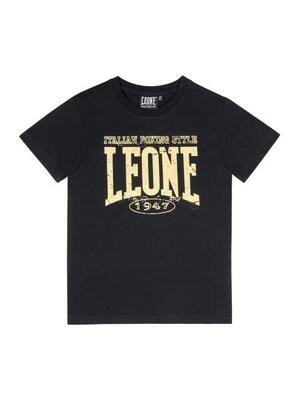 T-shirt da bambino in cotone Leone Boxing