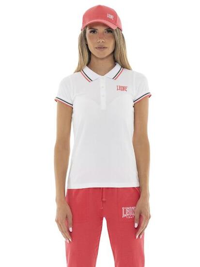 Polo femme col Leone Basic