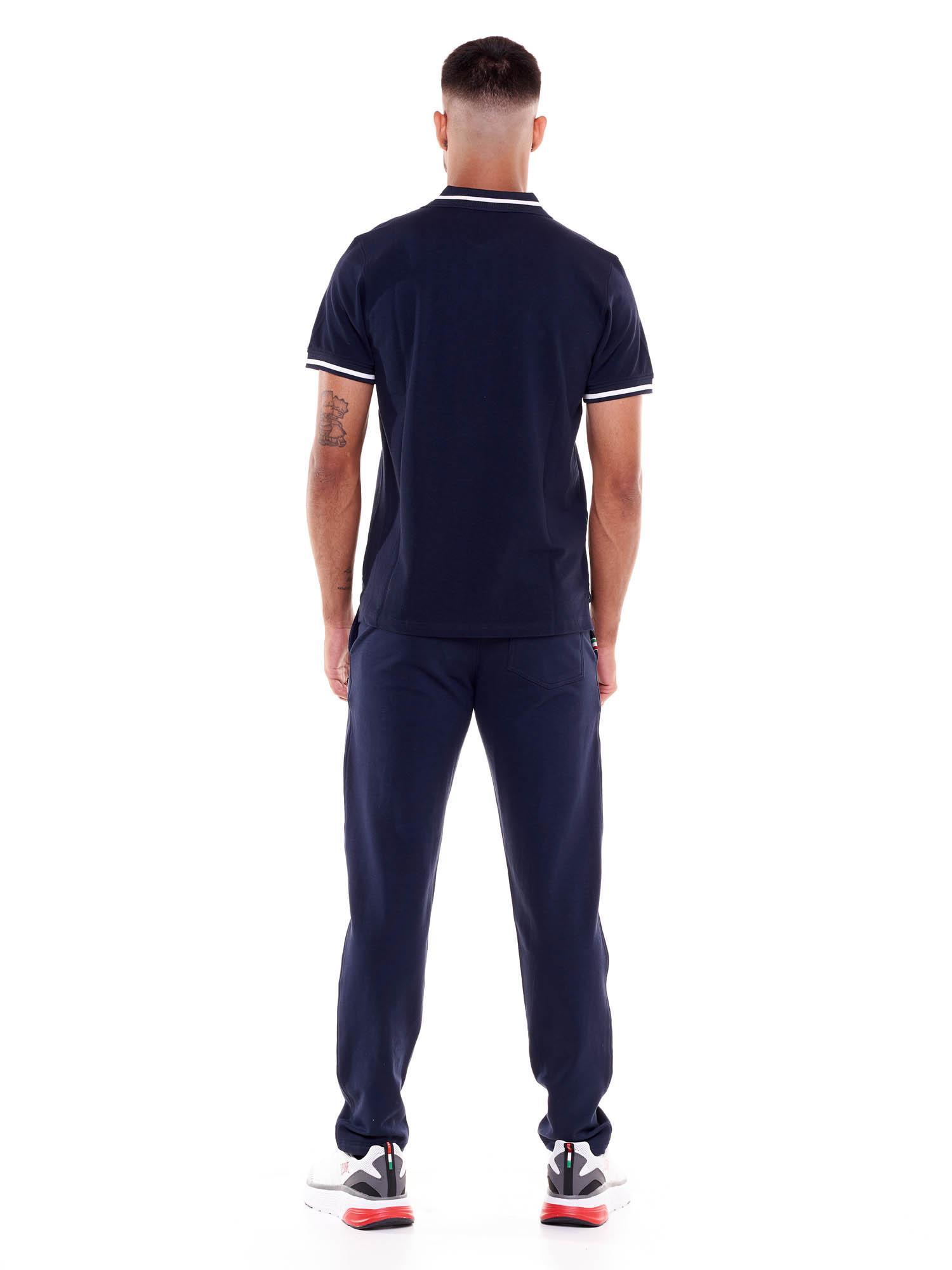 Polo da uomo con colletto Leone Basic 4/8