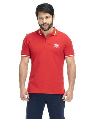 Leone basic herenpoloshirt met kraag