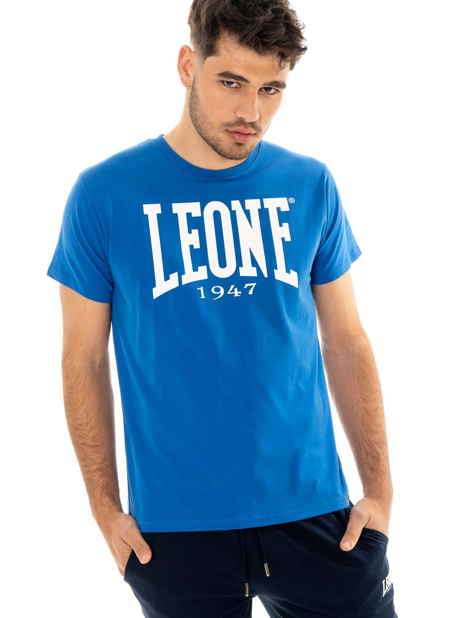 T-shirt à manches courtes en coton stretch avec grand logo Leone Basic 5/5