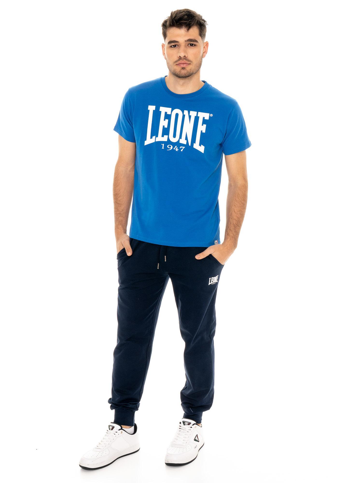 T-shirt à manches courtes en coton stretch avec grand logo Leone Basic 2/5