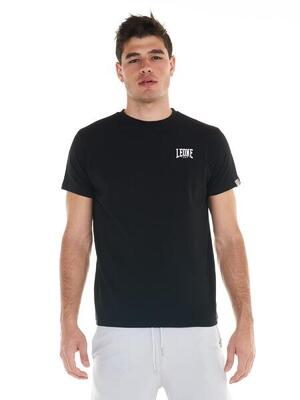 Leone basic katoenen t-shirt met korte mouwen voor heren