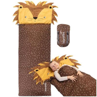 Tweedehands - rechthoekige slaapzak soti - camping - voor kinderen tot 150 cm